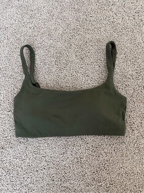 Vitality Army Green Bra
